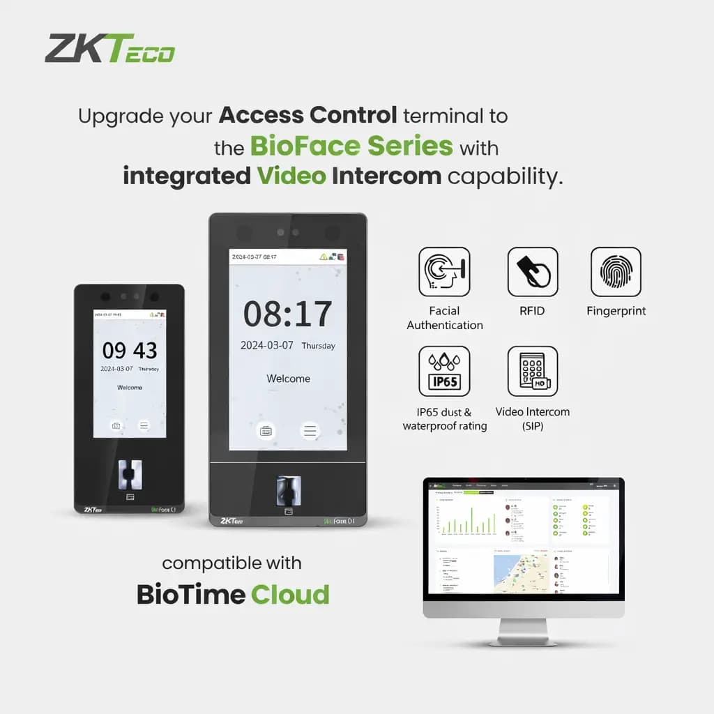ZKTeco biometric supplier in Ras Al Khaimah