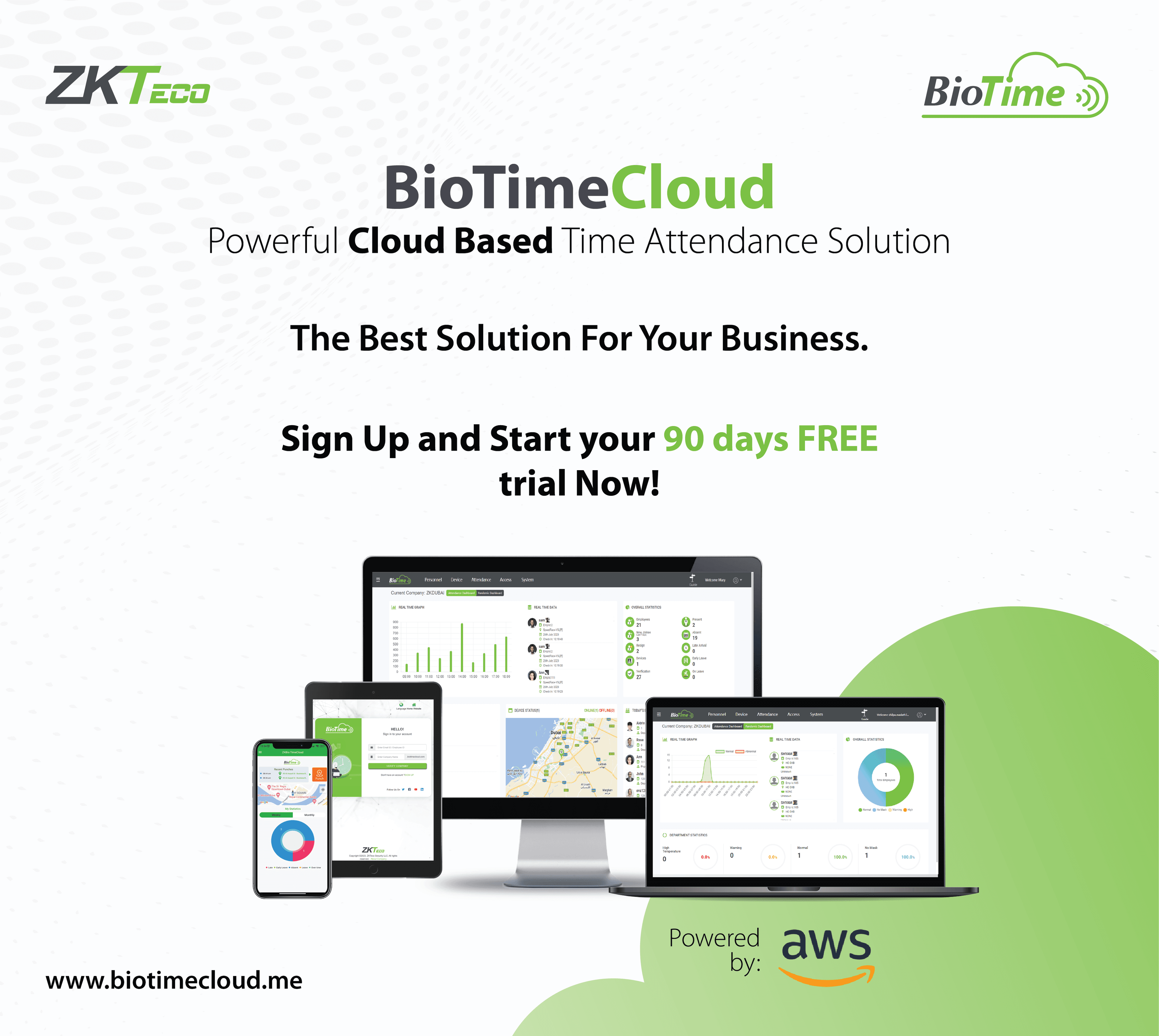 AIVIZ BioTime Cloud - AIVIZ | AIVIZ Dubai