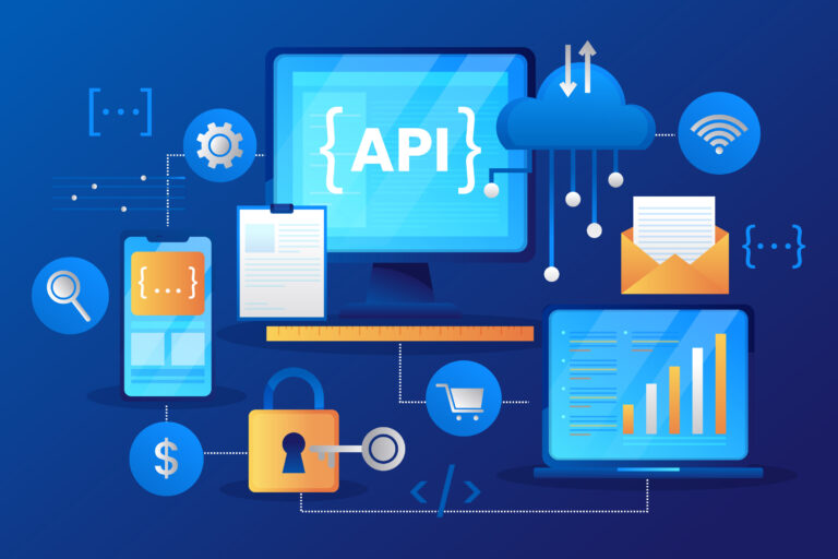API-first web app architecture—cloud, mobile, payments, analytics—by AiVIZ, the best eCommerce development company in Dubai offering enterprise web app development services.
